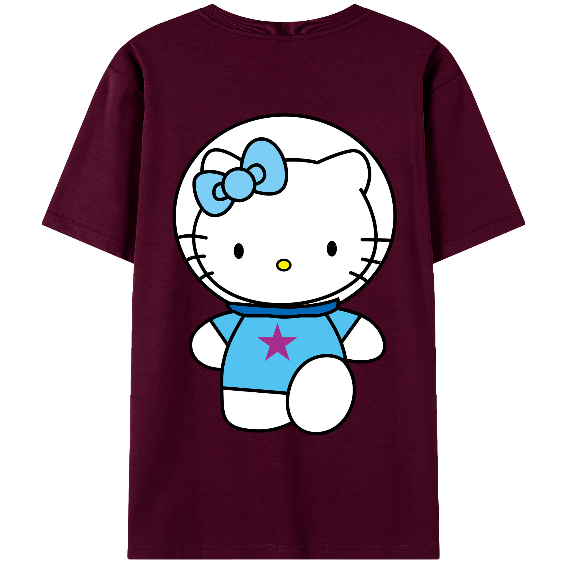 （画像用） Hello Kitty ハローキティ レディース半袖Tシャツ(バックプリント)